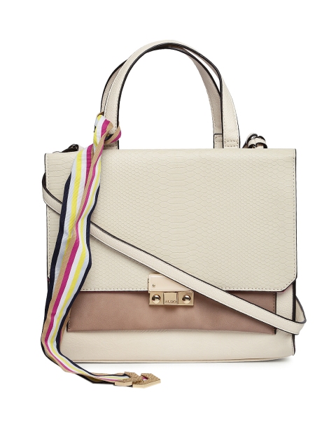 

ALDO Beige Solid Handheld Bag