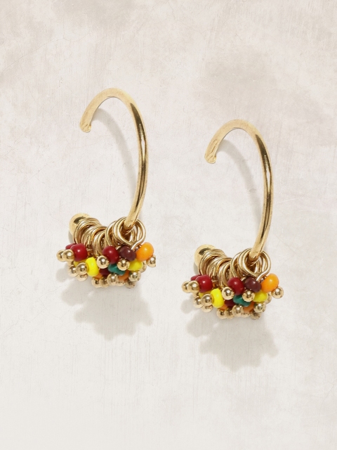 

Anouk Multicoloured Beaded Half Hoop Earrings, Multi