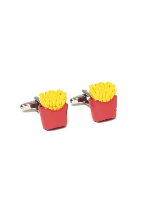 

The Bro Code Red & Yellow Quirky Cufflinks