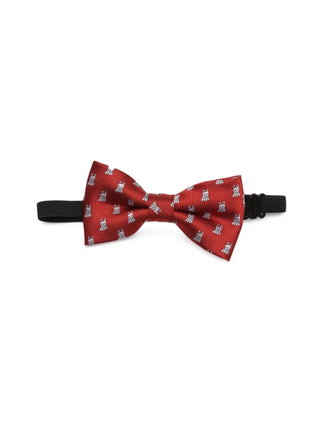 

The Bro Code Boys Maroon Woven Design Bow Tie