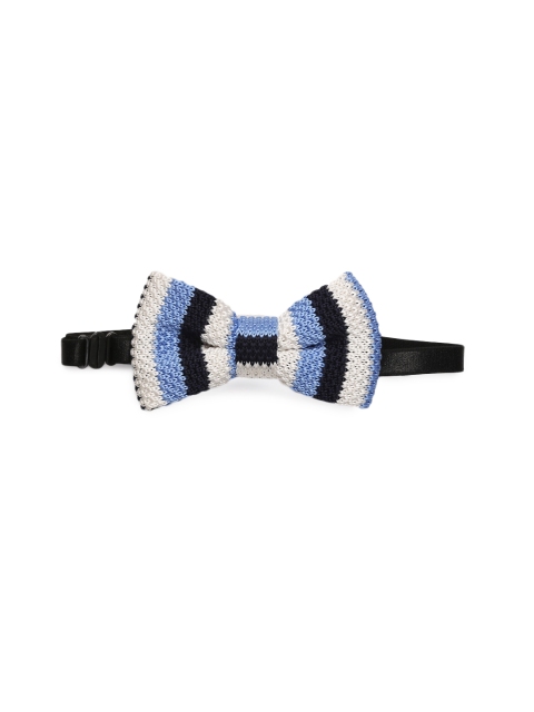 

The Bro Code Blue & Off-White Striped Bow Tie