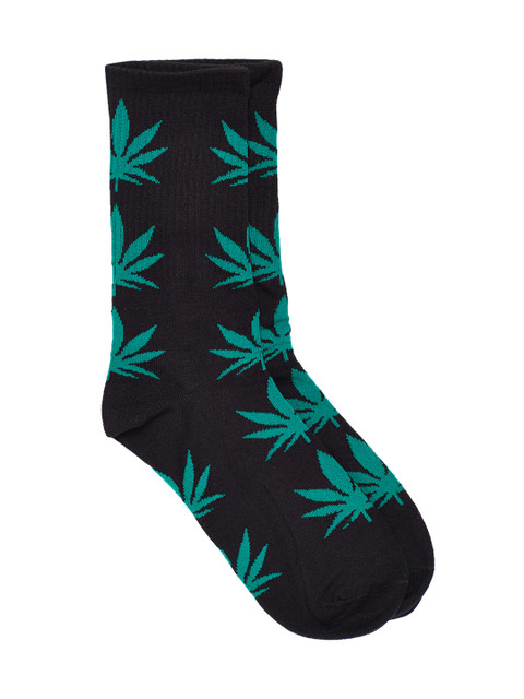 

The Bro Code Men Black & Green Patterned Above Ankle Length Socks