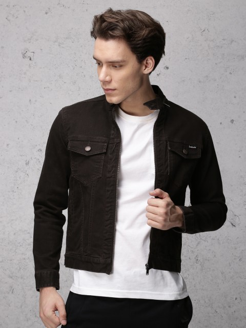

Ecko Unltd Men Brown Solid Denim Jacket