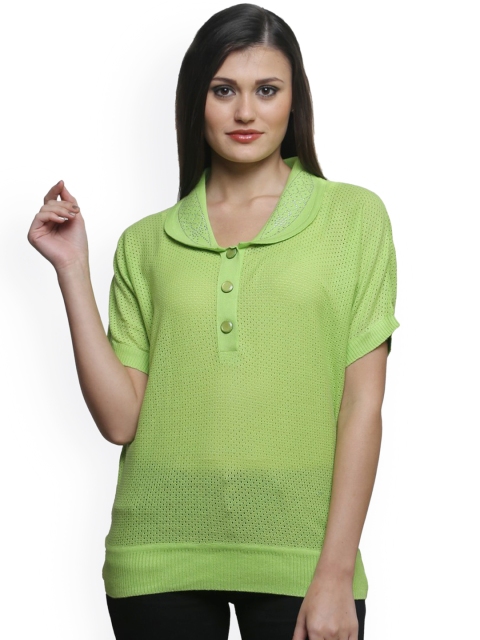 

Renka Women Green Solid Top