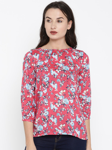 

U.S. Polo Assn. Women Pink Printed Top