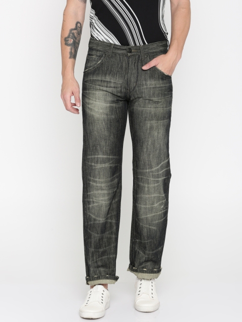 

Flying Machine Men Navy Justin Regular Fit Mid-Rise Clean Look Jeans, Navy blue