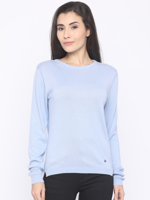 

Pepe Jeans Women Blue Solid Pullover