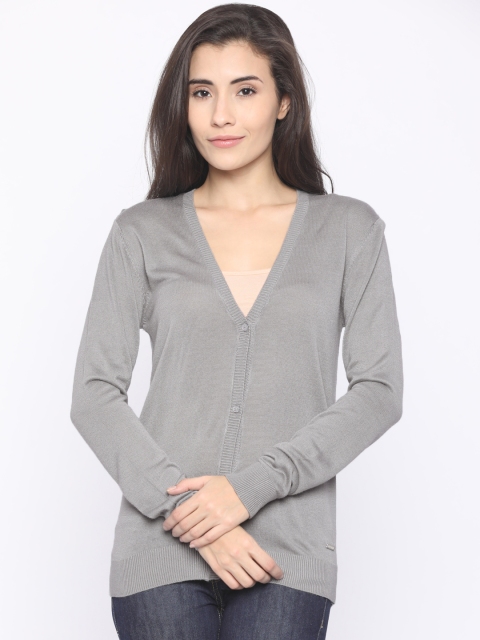 

Pepe Jeans Women Grey Solid Cardigan