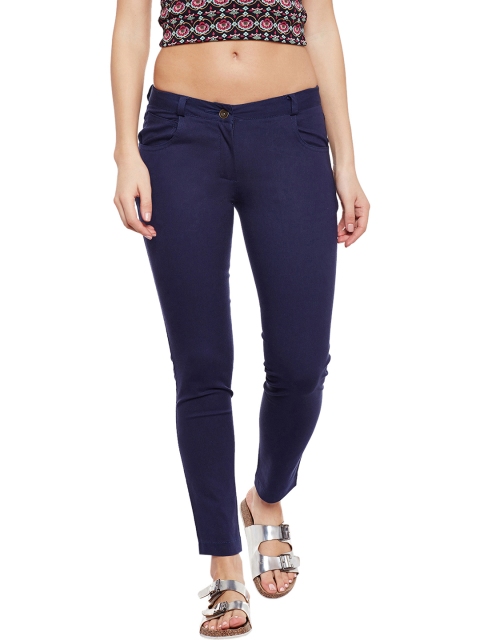 

Rider Republic Women Blue Slim Fit Solid Chinos