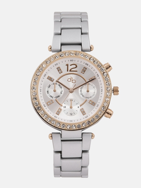 

DressBerry Women Silver-Toned Analogue Watch