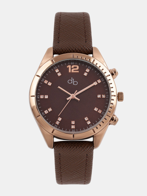 

DressBerry Women Brown Embellished Analogue Watch MFB-PN-SNT-D04
