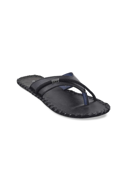 

Metro Men Black Comfort Sandals
