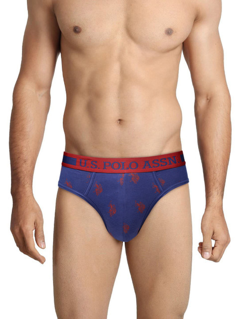 

U.S. Polo Assn. Men Blue Printed Fashion Briefs I111-656-PR