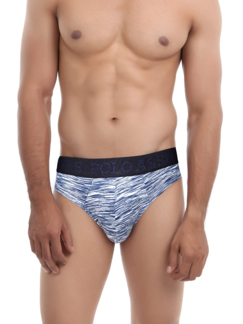

U.S. Polo Assn. Men Assorted Briefs I611-615-PL, Blue