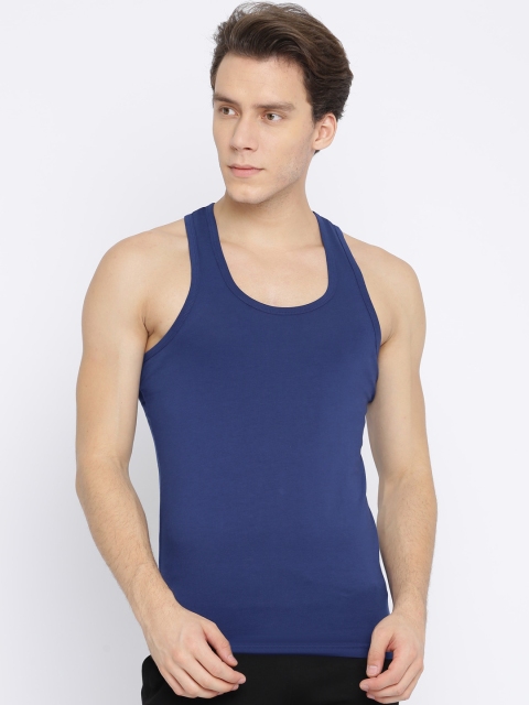 

U.S. Polo Assn. Blue Solid Vests