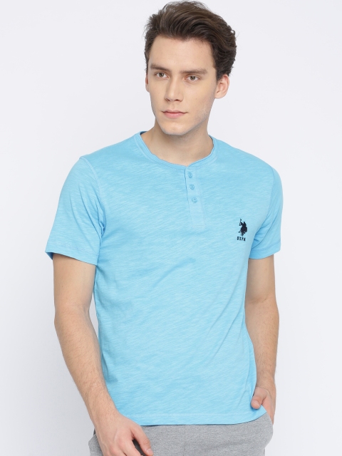 

U.S. Polo Assn. Blue Modern Fit Solid Lounge T-shirt I610-008-PL