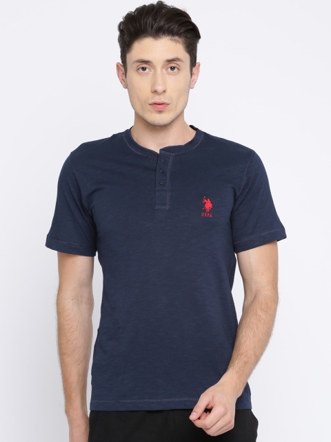 

U.S. Polo Assn. Navy Lounge Solid T-shirt I610-195-PL, Navy blue