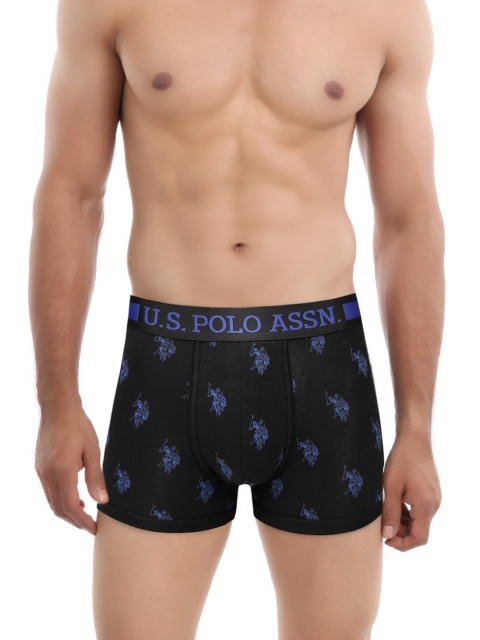 

U.S. Polo Assn. Men Black Printed Fashion Trunks I112-002-PR