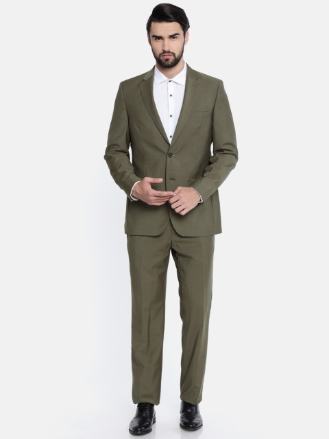 

Raymond Brown Single-Breasted Contemporary Fit Suit
