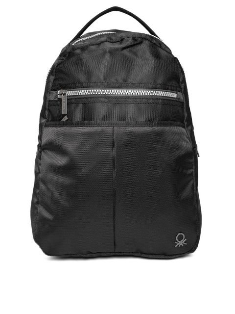 

United Colors of Benetton Men Black Laptop Backpack