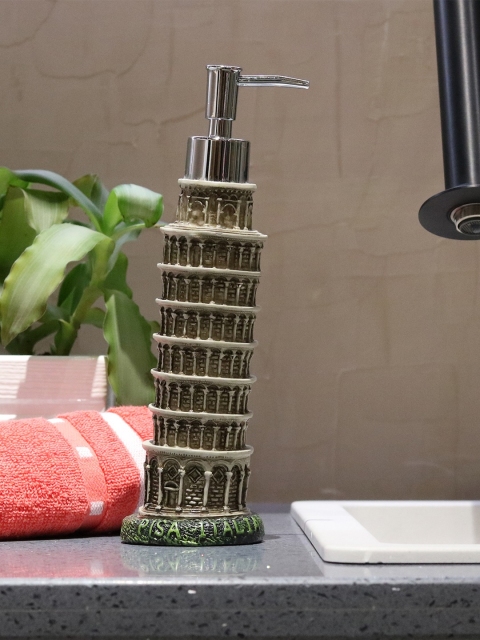 

Shresmo Beige & Green Leaning Tower of Pisa Liquid Soap Dispenser
