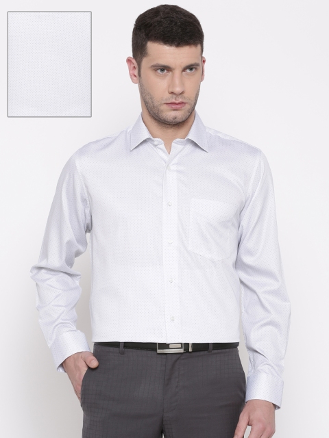 

Van Heusen Men Grey Regular Fit Printed Formal Shirt