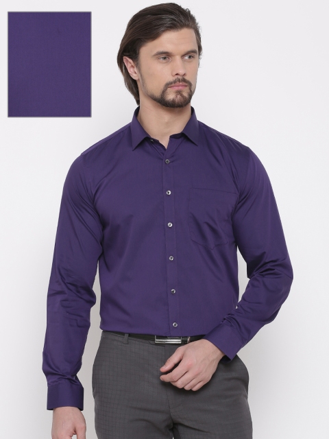

Van Heusen Men Purple Slim Fit Solid Formal Shirt