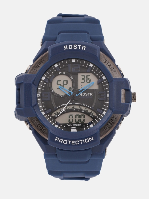 

Roadster Men Navy Blue Analogue and Digital Watch MFB-PN-OS-AD2805