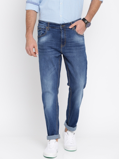 

Nature Casuals Men Blue Slim Fit Mid-Rise Clean Look Jeans