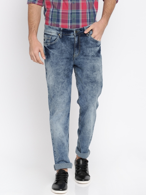 

Nature Casuals Men Blue Slim Fit Mid-Rise Clean Look Jeans