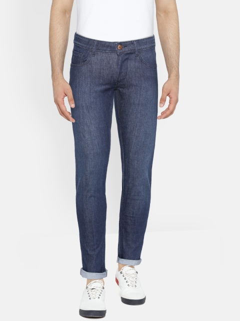 

American Bull Men Blue Skinny Fit Mid-Rise Clean Look Stretchable Jeans
