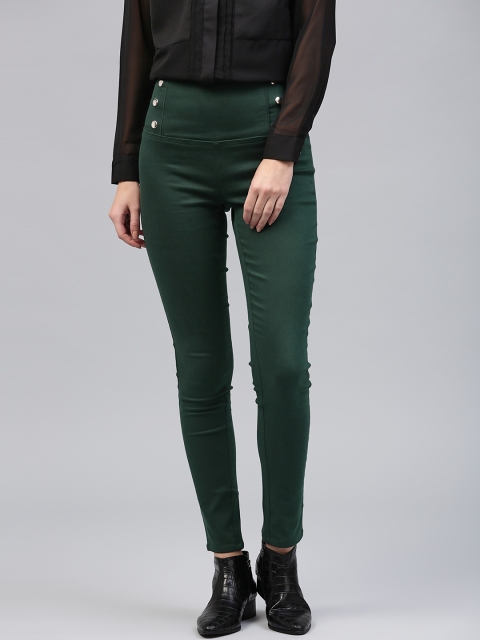 

SASSAFRAS Dark Green Jeggings