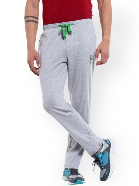 

AVOQ Grey Melange Slim Fit Track Pants