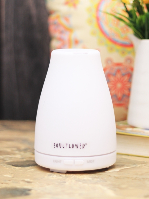 

Soulflower White Round Mist Diffuser