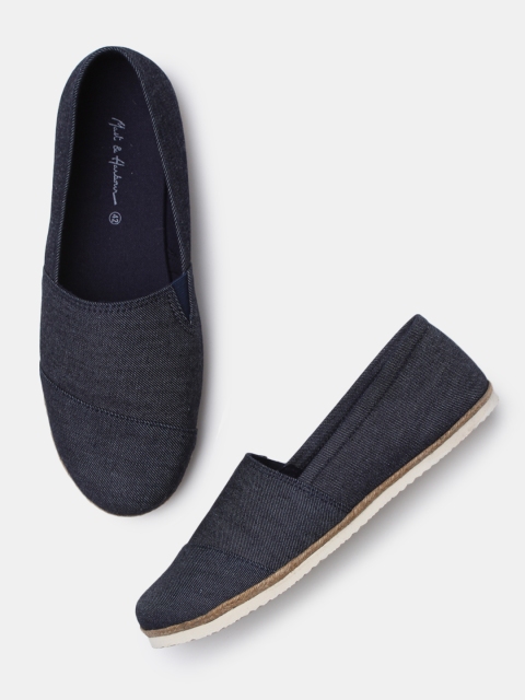 

Mast & Harbour Men Blue Slip-On Sneakers