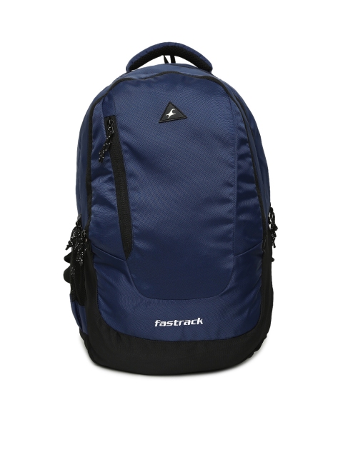 

Fastrack Unisex Navy Blue Solid Backpack