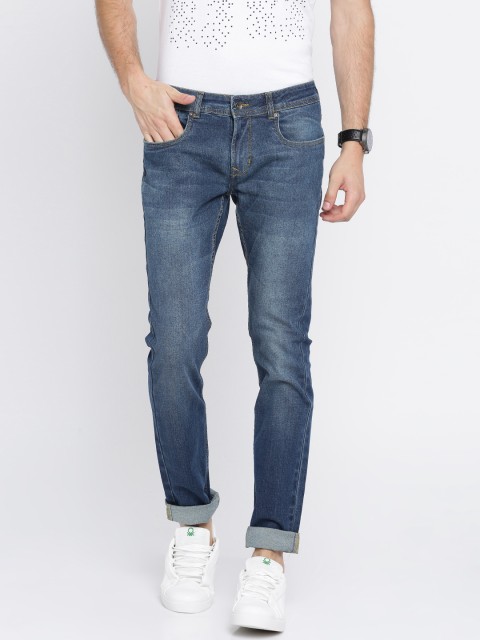 

Peter England Casuals Men Blue Skinny Fit Low-Rise Clean Look Stretchable Jeans