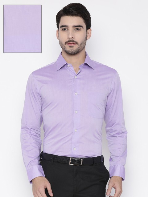 

Arrow Men Lavender Regular Fit Solid Formal Shirt