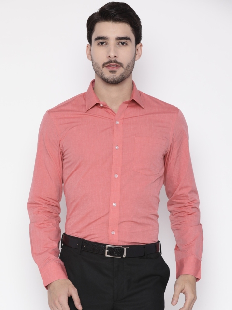 

Arrow Men Pink Premium Slim Fit Solid Formal Shirt