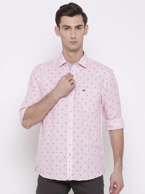 

Arrow Sport Men Red Regular Fit Printed Casual Sustainable Shirts