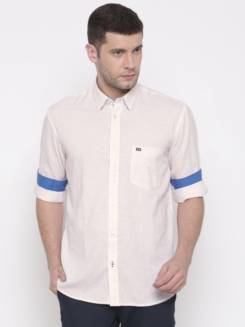 

Arrow Sport Men Off-White Regular Fit Printed Casual Sustainable Shirts