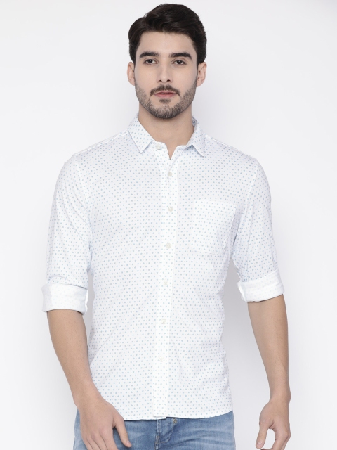 

Arrow Men White Regular Fit Printed Casual Shirt