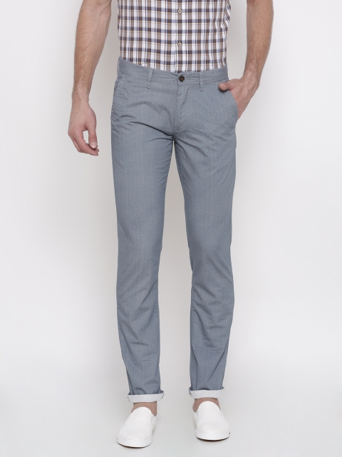 

Arrow Sport Men Blue Tapered Fit Solid Regular Trousers