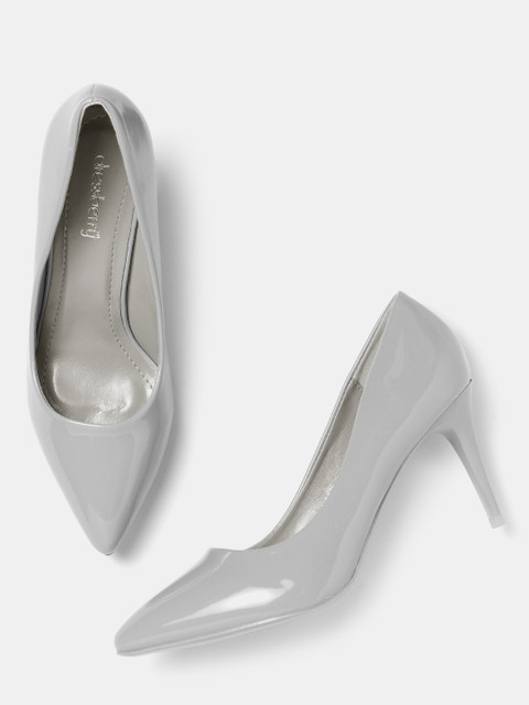 

DressBerry Women Grey Solid Pumps
