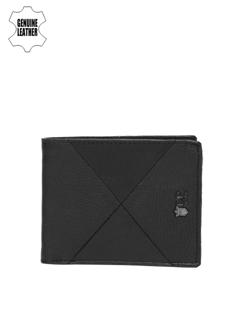 

Louis Philippe Men Black Genuine Leather Slim Two Fold Wallet