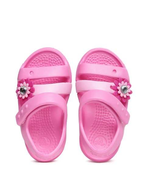 

Crocs Girls Pink Embellished Clogs