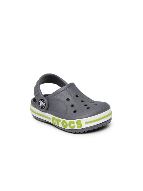 

Crocs Unisex Grey Bayaband Solid Clogs