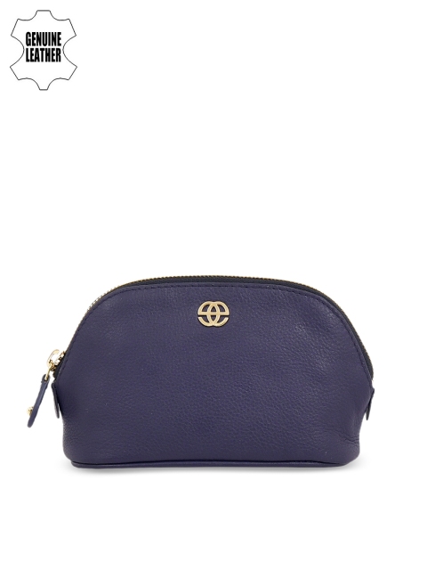 

Eske Women Navy Blue Leather Travel Pouch