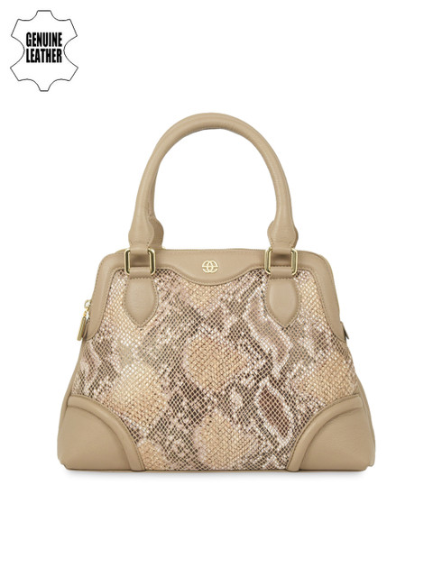 

Eske Brown Solid Handheld Leather Bag