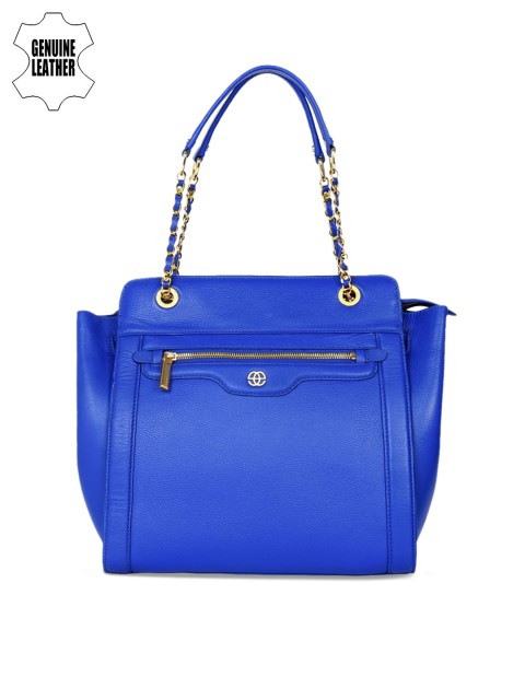 

Eske Blue Solid Handheld Bag